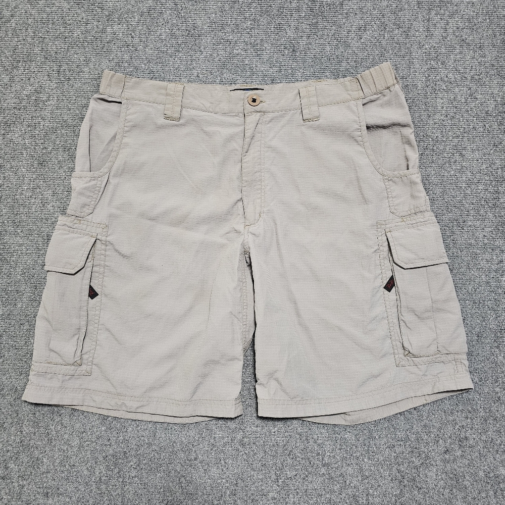 VTG Rail Riders Cargo Shorts Utility Fishing hiking M Lightweight Ripstop Nylon